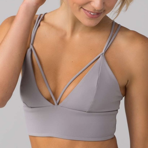 lululemon athletica Other - Lululemon Pushing Limits Dark Chrome sports bra 10